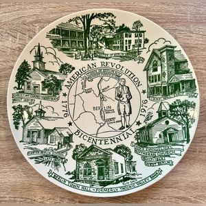 Vintage 1976 American Revolution Bicentennial Plate
